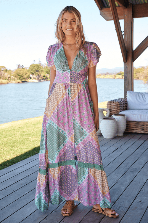 Tabitha Dress - Lavender Haze