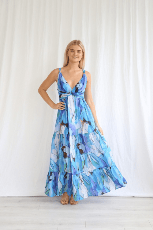 Blue Butterfly Dress