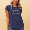 NYC Coco BLVD Tee - Navy