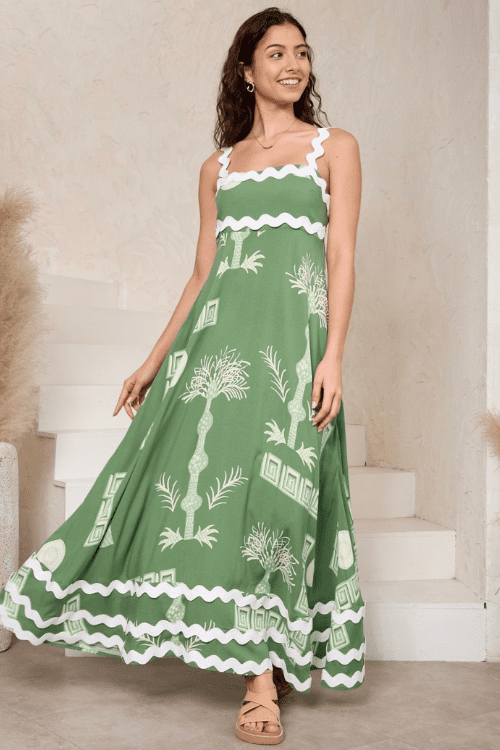 Fern Scallop Maxi