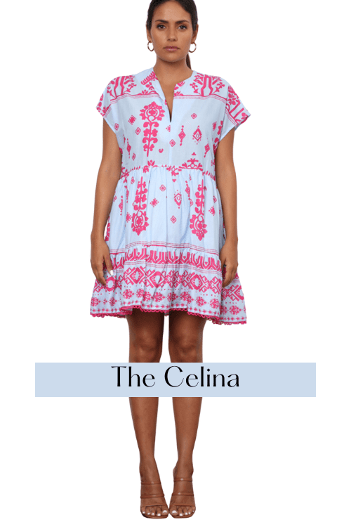 Celina Dress - Fuchsia