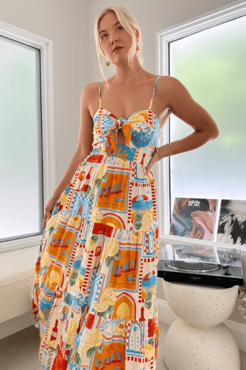 Bambi Maxi Dress - Sun Lounger