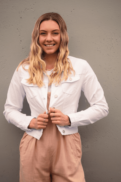 Dakota Denim Jacket – White