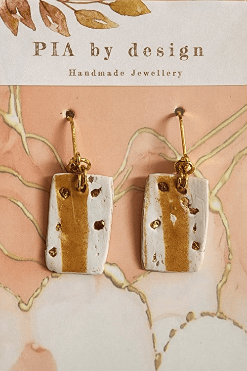 Pia Earrings - Gold Flick - Image 2