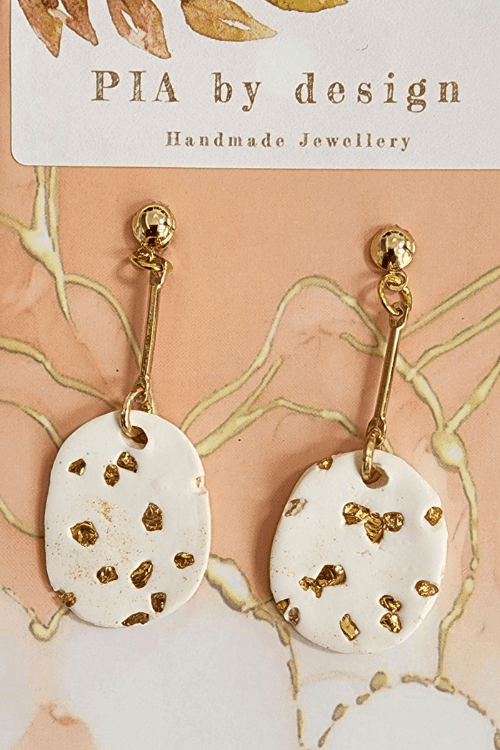 Pia Earrings - Gold Flick - Image 3