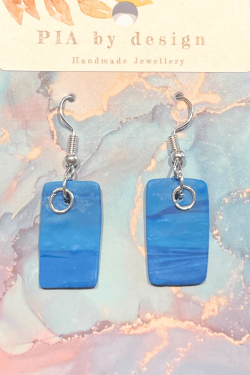 Pia Earrings - Ocean Blue