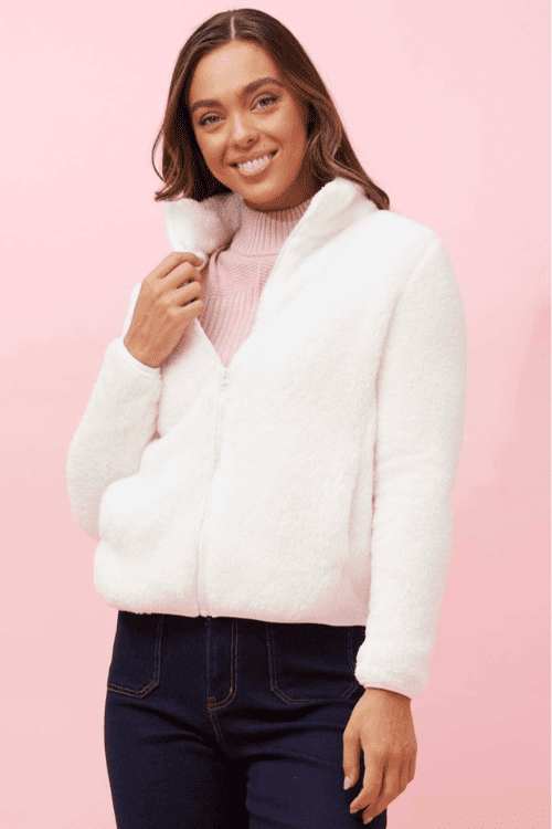 Teddi Jacket - White