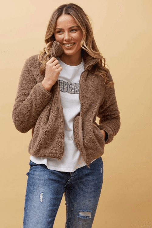 Teddi Jacket - Mocha