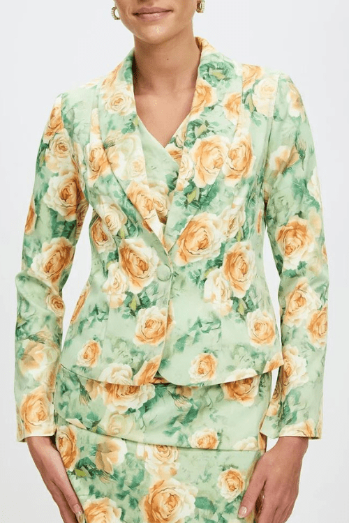 So Tasteful Blazer - Green