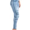 Paige Panel Jeans - Light Denim - Image 2