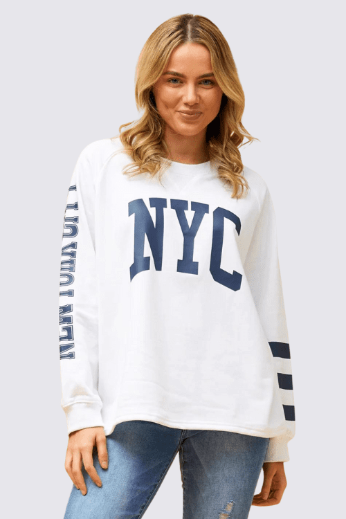 New York City Jersey - White