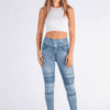 Paige Panel Jeans - Light Denim