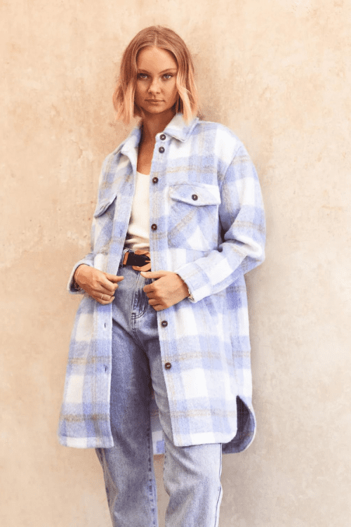 Rodeo Shacket - Blue