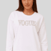Vogue Luxe Sweater - White