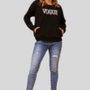 Vogue Luxe Sweater - Black - Image 3