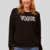 Vogue Luxe Sweater - Black