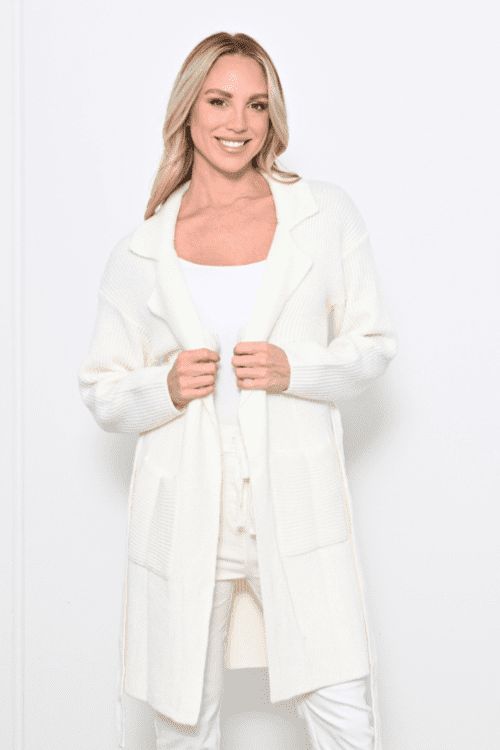 Tash Cardigan - White