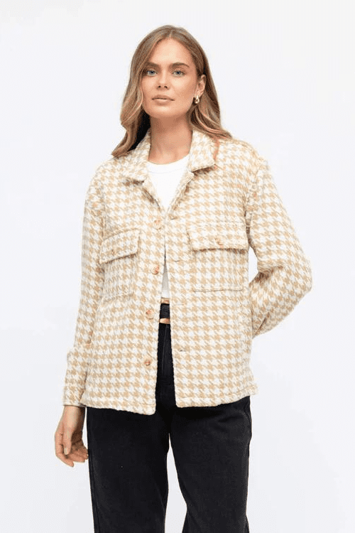 Houndstooth Shacket