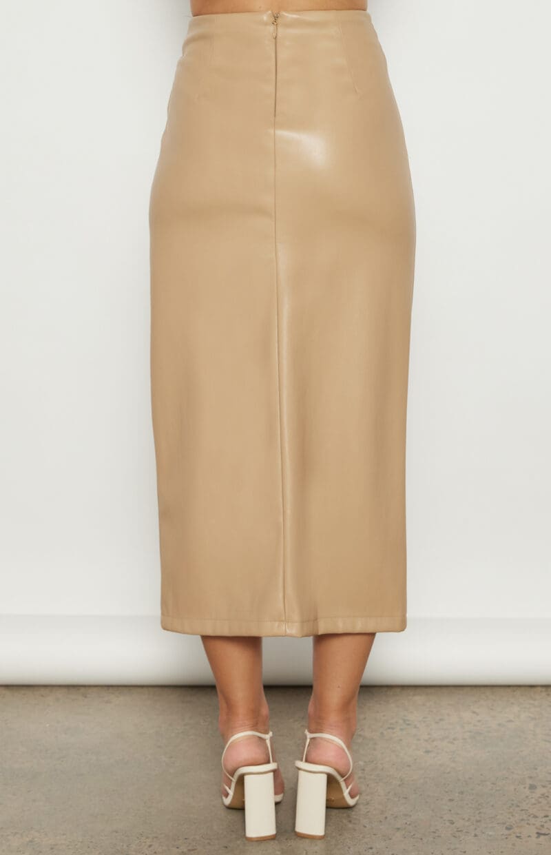 Annalise Faux Skirt - Tan - Image 4