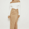 Annalise Faux Skirt - Tan