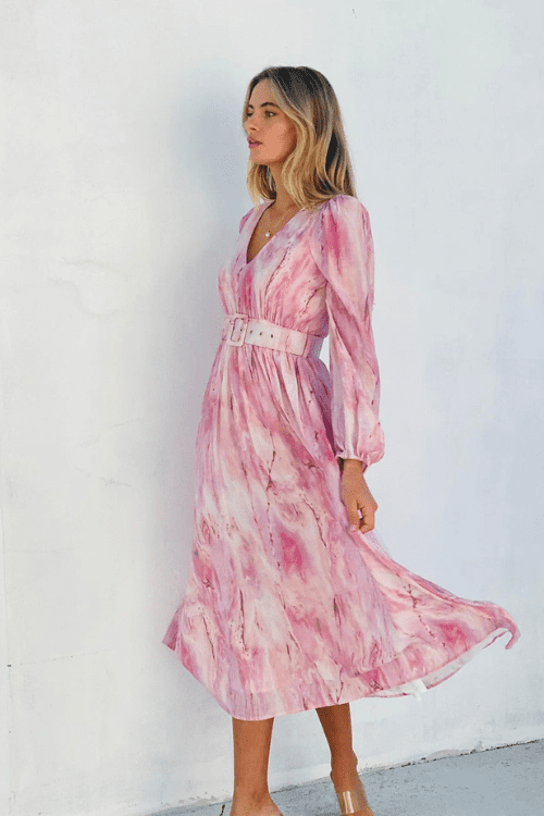 Abstract Midi - Pink - Image 2