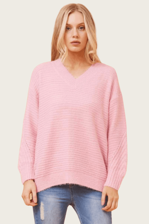 Roselyn Knit - Pink
