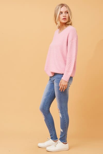 Roselyn Knit - Pink - Image 3