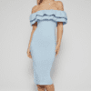 Jacki Ruffled Dress - Blue