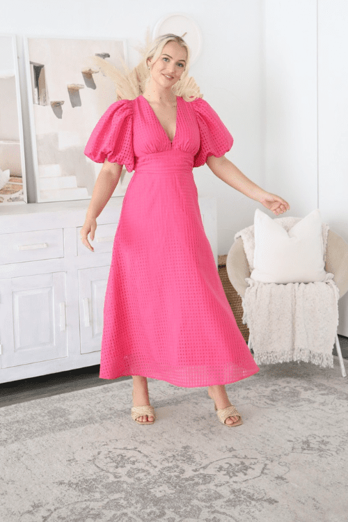 Natalia Puff Maxi - Pink