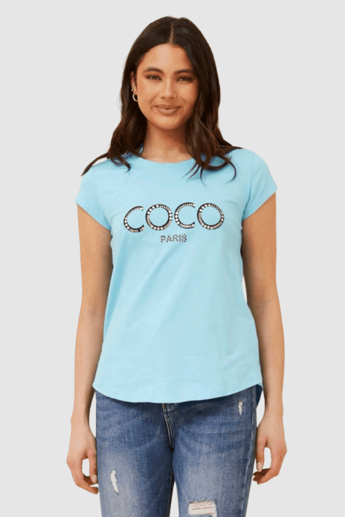 Coco Paris Tee – Teal