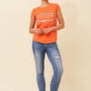 Coco Gorgeous Wing Tee - Orange - Image 2