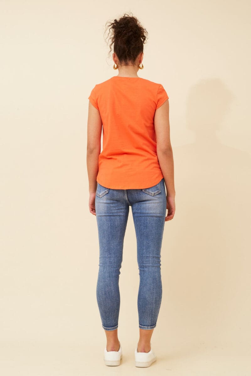 Coco Gorgeous Wing Tee - Orange - Image 5