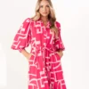 Jaida Midi Dress - Pink - Image 2