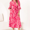 Jaida Midi Dress - Pink