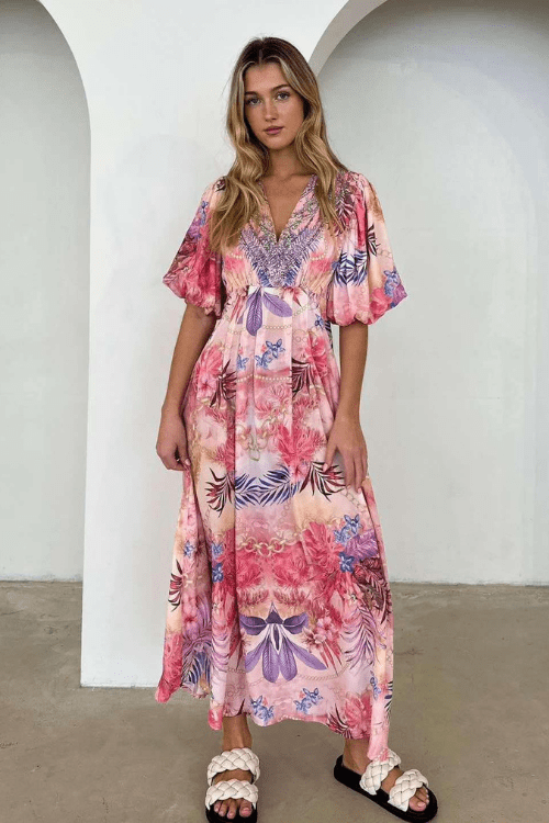Pink Island Crystal Maxi