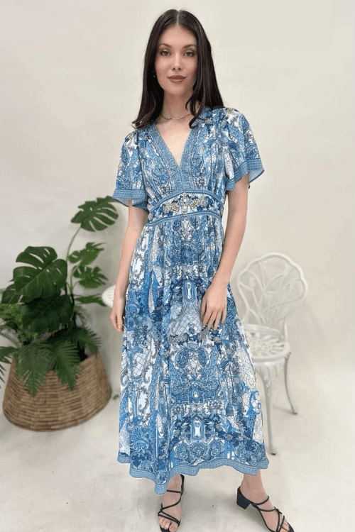 Clear Skies Crystal Bell Maxi