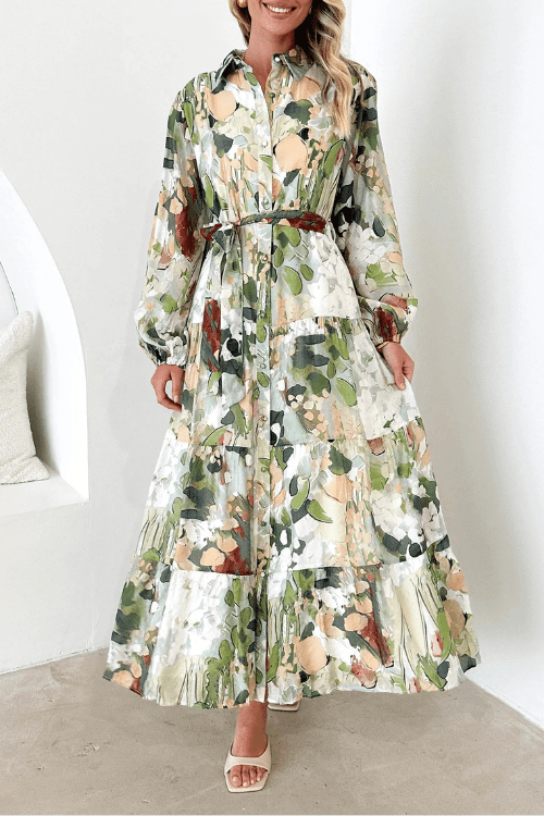 Forest Maxi Dress - Green