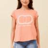 Jadore Chain Tee - Mango