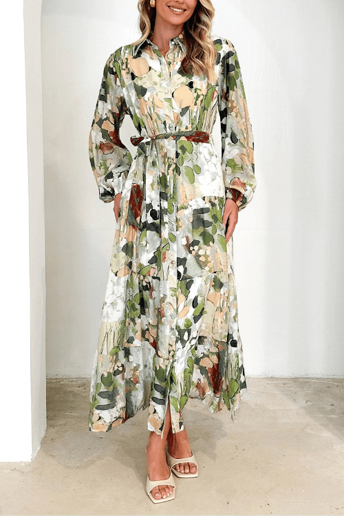 Forest Maxi Dress - Green - Image 2