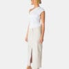 Diedre One-Shoulder Top - White - Image 2