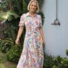 Sicilian Postcard Shirt Dress - Image 4
