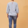 Broderie Anglaise Blouse - Blue - Image 4