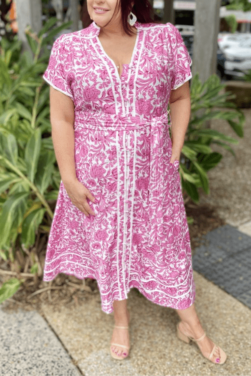 Sophia Maxi - Fuchsia