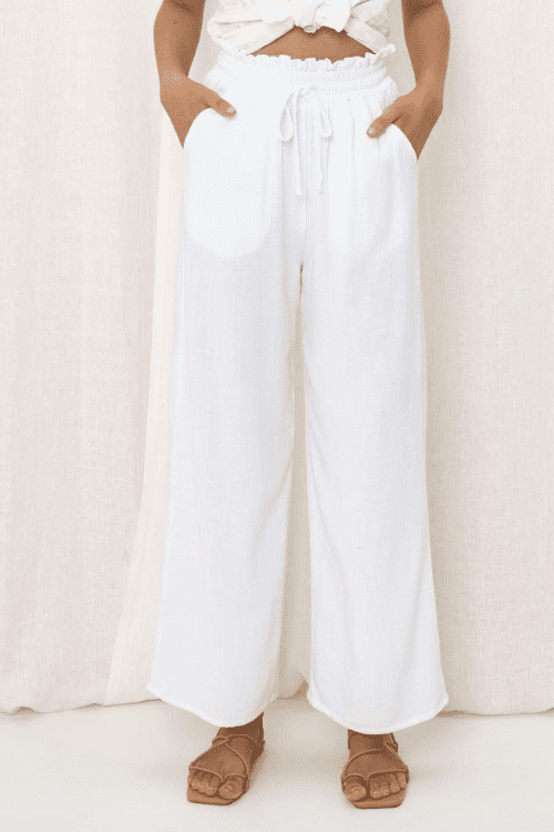 Luna Pants - White