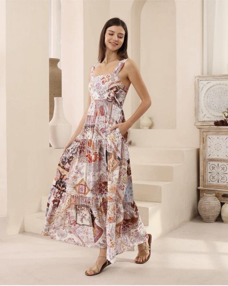 Renaissance Romance Boho Maxi - Image 4