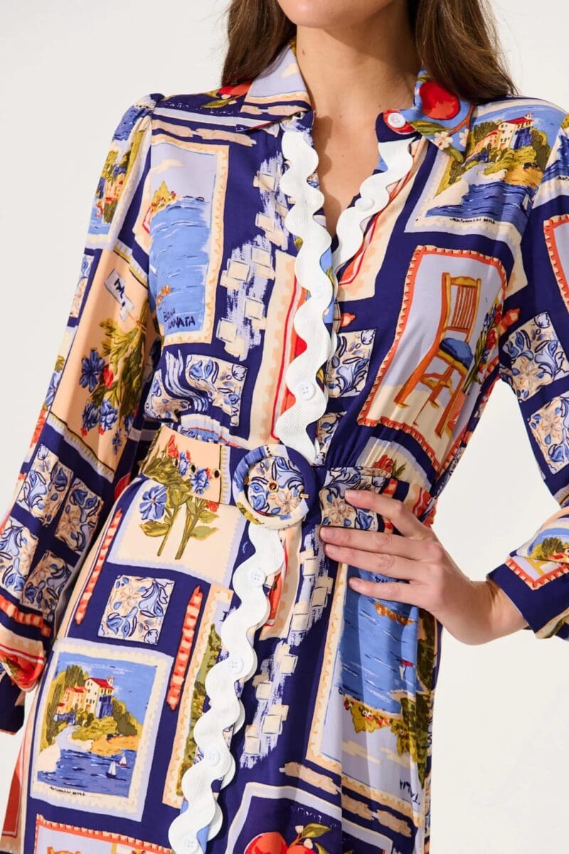 Portofino Scallop Shirt Mini - Image 4