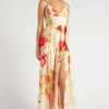 Geneva Jumpsuit - Red/Lemon - Image 5