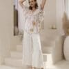 Becca Blouse - White Floral - Image 3