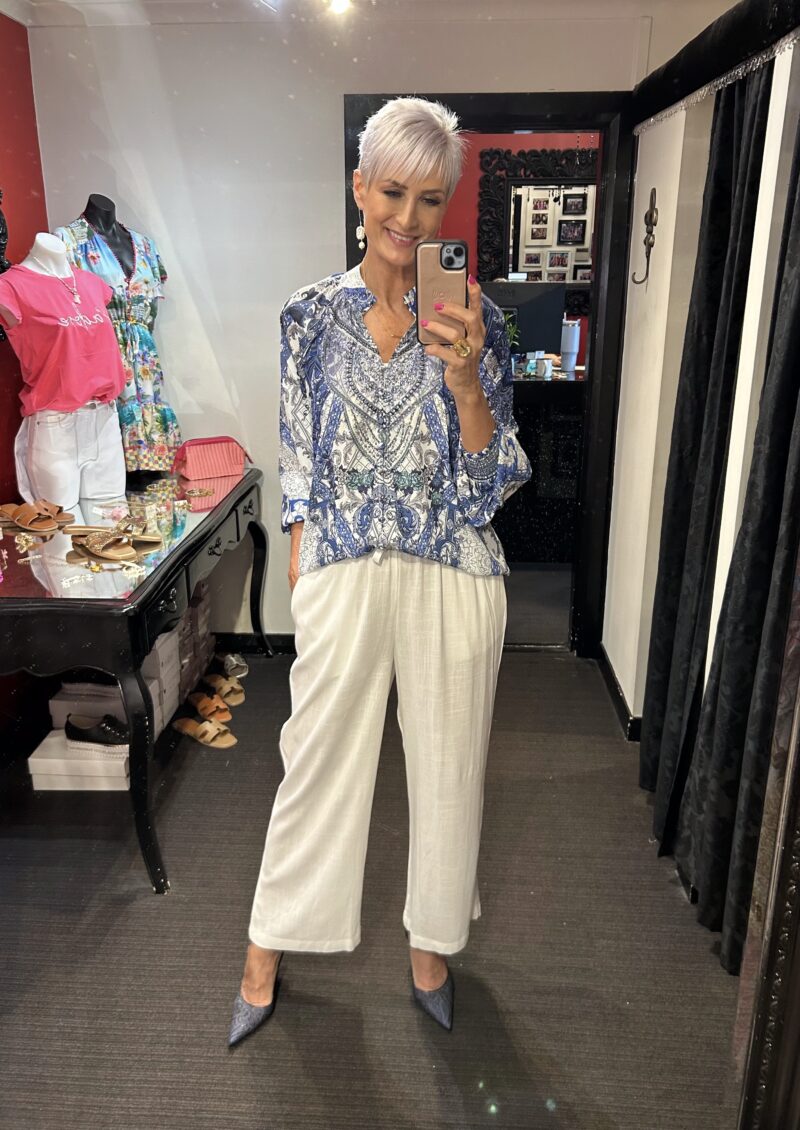 Azure Crystal Blouse - Image 3