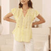 Steffania Blouse - Lemon